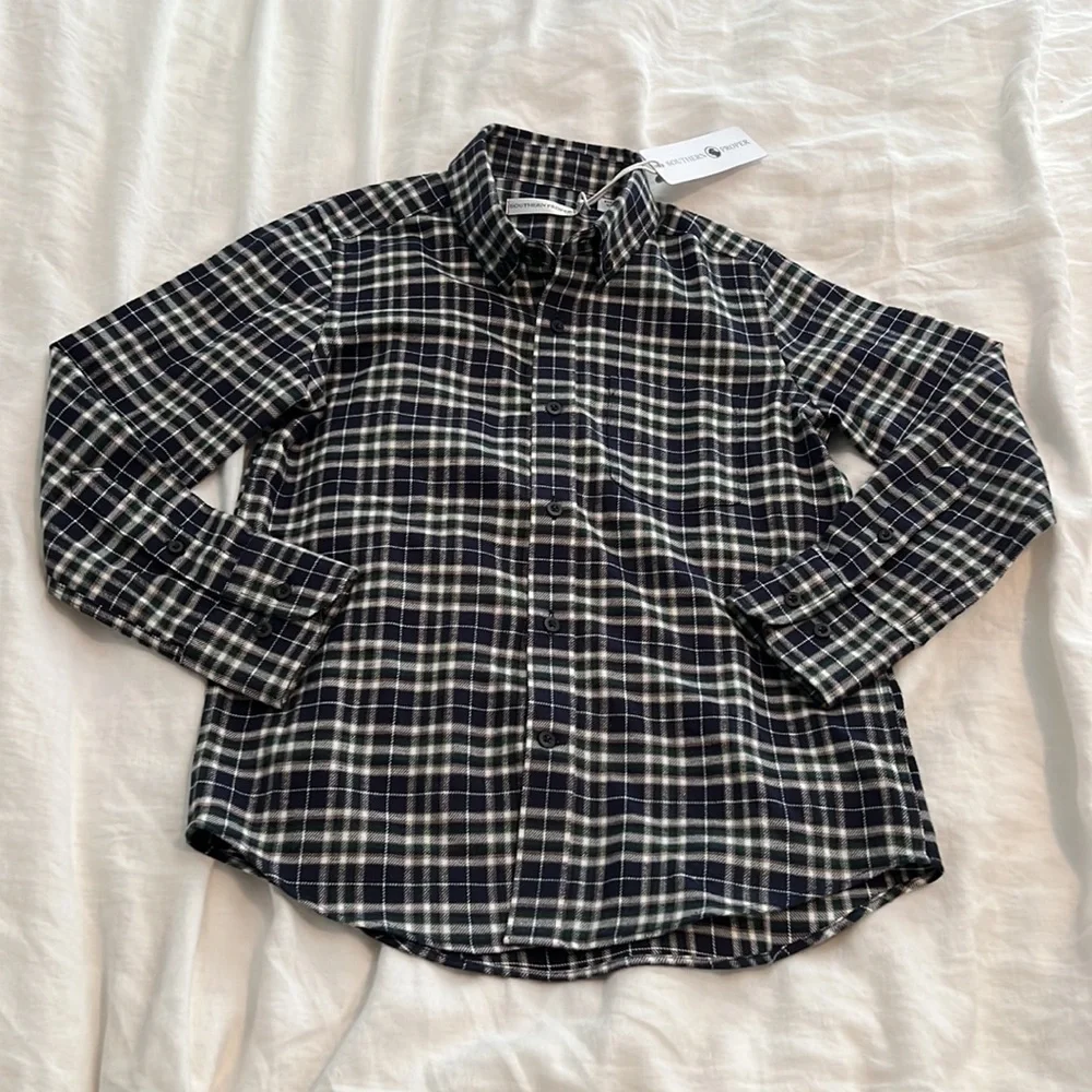 BRAND NEW with Tag Boys Button Down Southern Proper Flannel_5